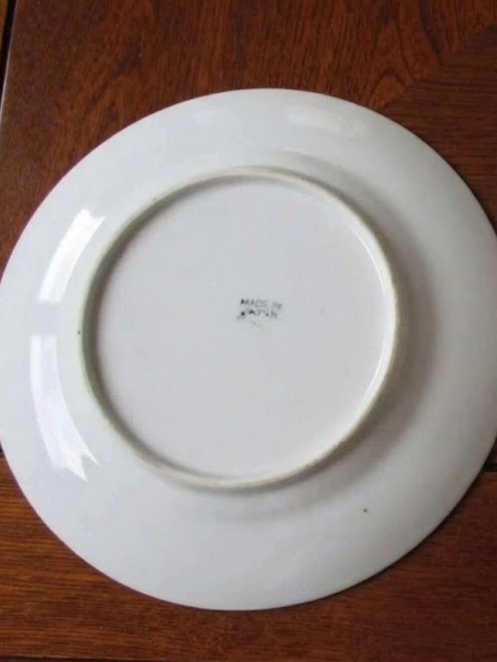 4 Vintage Japanese Hand Painted Gold Trim Lusterware Plates - Picture 5 of 16